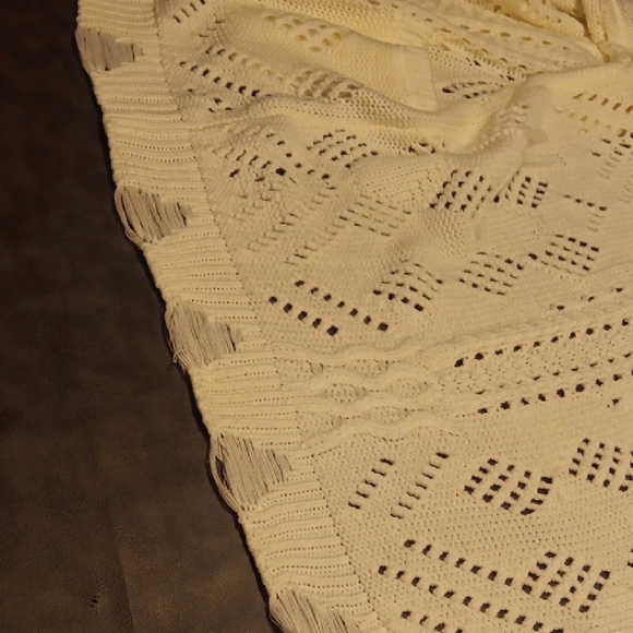 Forever 21 White Open-Knit Cardigan - Picture 7 of 9